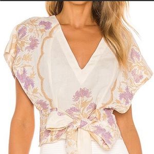 BRAND NEW Free People Arielle Printed Top
